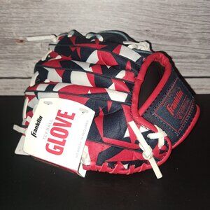 Kid's Franklin Tee Ball Glover for Children Black/Red/White (NEW)